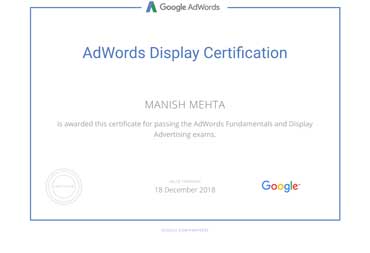 Adwords Display Zertifizierung