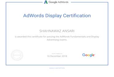 Adwords Display Zertifizierung
