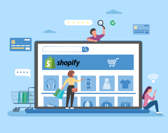Shopify Online Shop Entwicklung