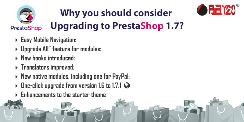Why you should consider upgrading to prestashop 1.7