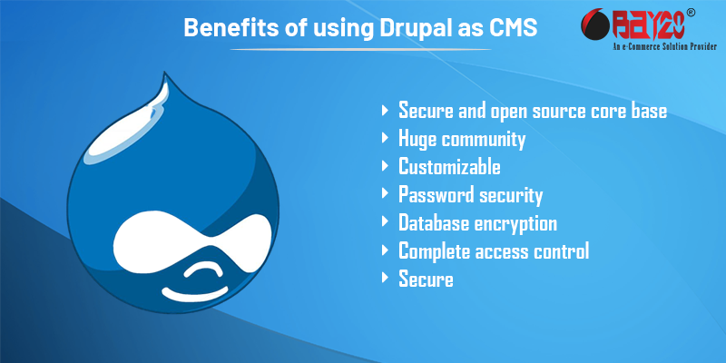 Benefits of using Drupal as CMS