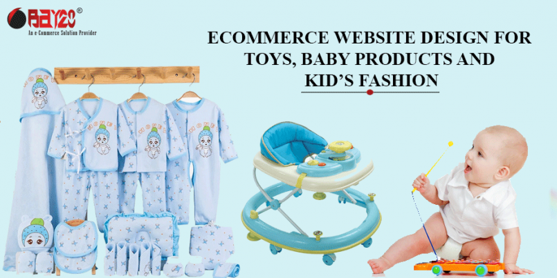 eCommerce website design for Toys, Baby Products and Kids' Fashion