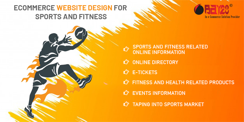 eCommerce website design for Sports and Fitness
