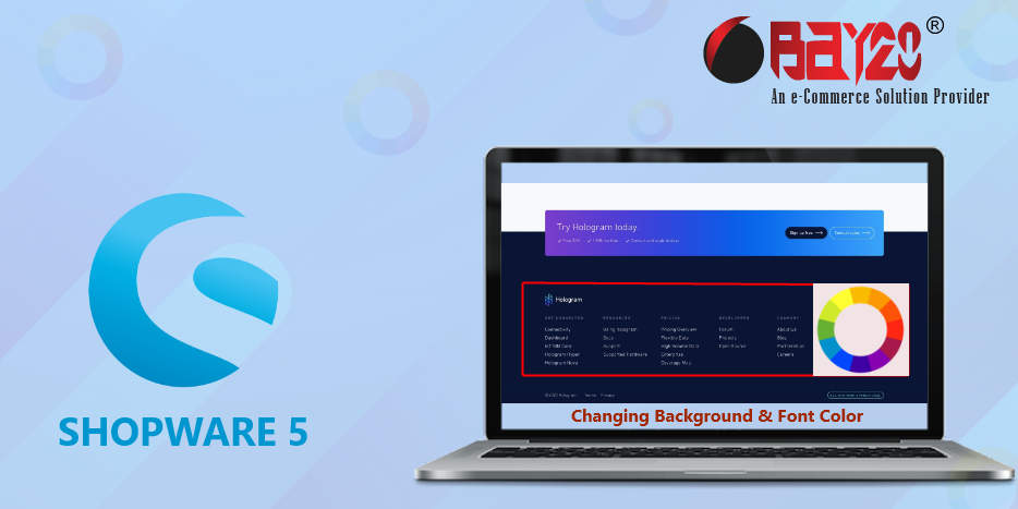 Change Footer Color in Shopware 5