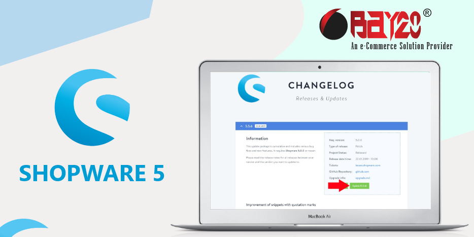Update The Shopware 5 Version