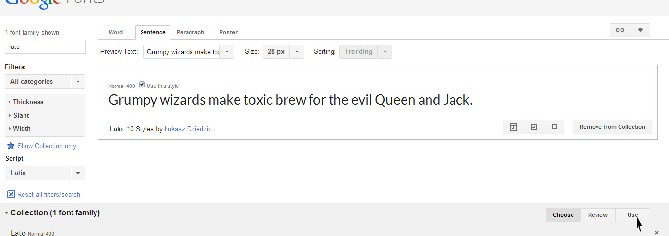Google font for http and https protocol