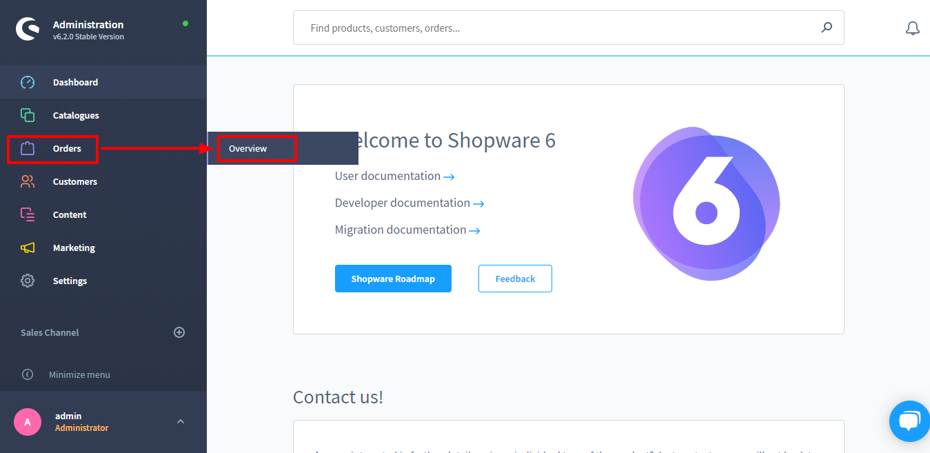 How to Create an Order from Admin in Shopware 6 | Bay20 Software