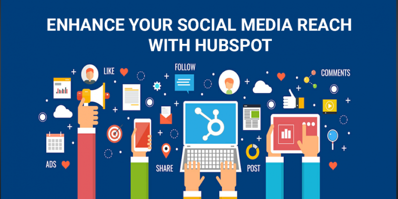 Enhance social media reach with hubspot