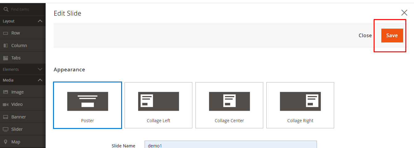 How to Add a Slider Using Magento 2 Page Builder | Bay20 Software