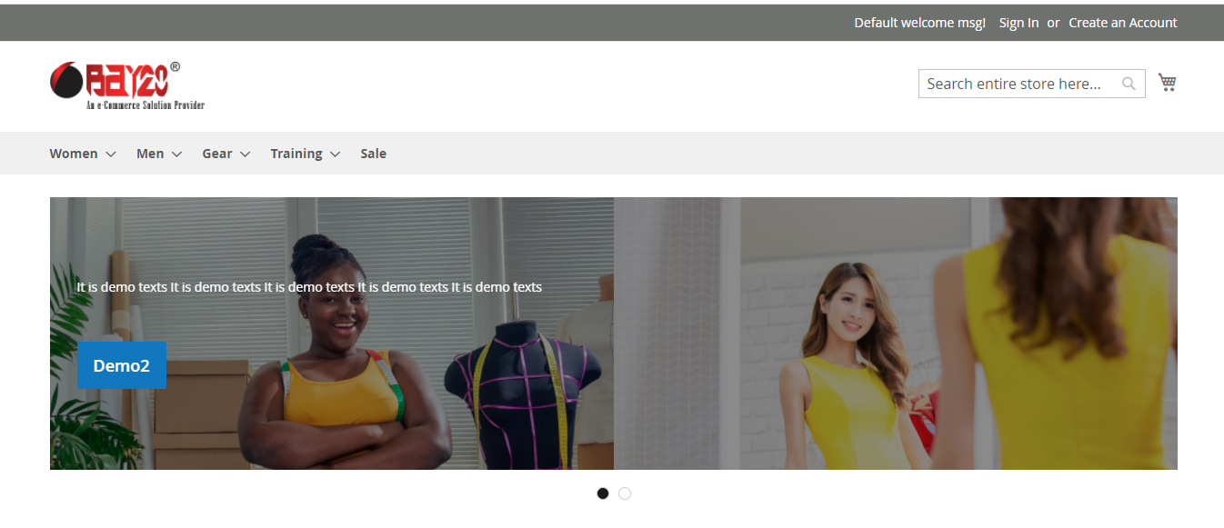 How to Add a Slider Using Magento 2 Page Builder | Bay20 Software