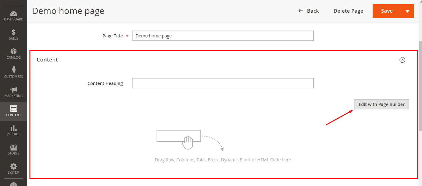 How to Add a Slider Using Magento 2 Page Builder | Bay20 Software