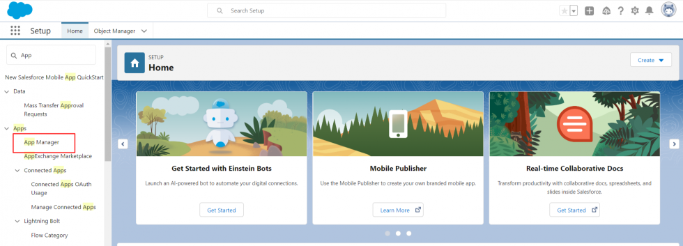 Create App in Lightning Experience
