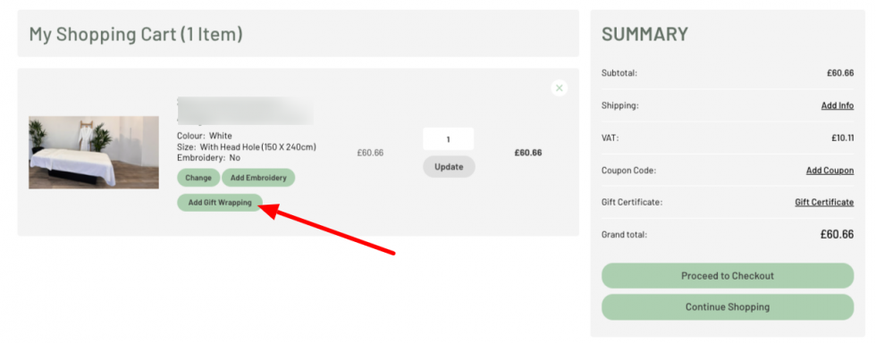 Geschenkverpackungen in BigCommerce