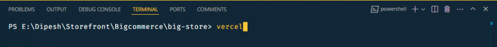 How to Deploy Bigcommerce catalyst with Vercel?